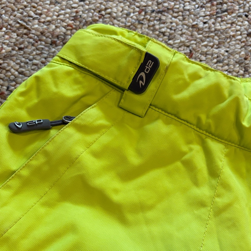 Vibrant Yellow Juniors/Kid Snow Pants - Picture 3 of 7